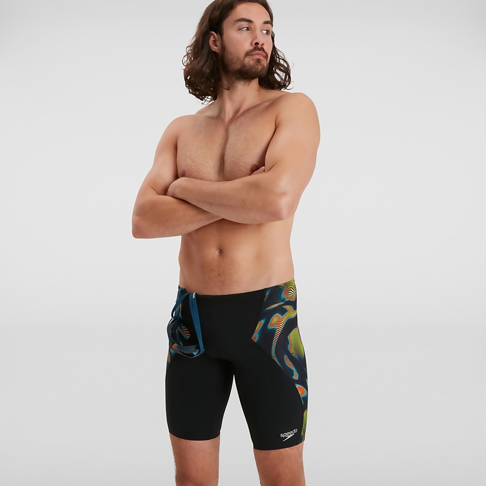 Men's Digital V-Cut Jammer Black/Green