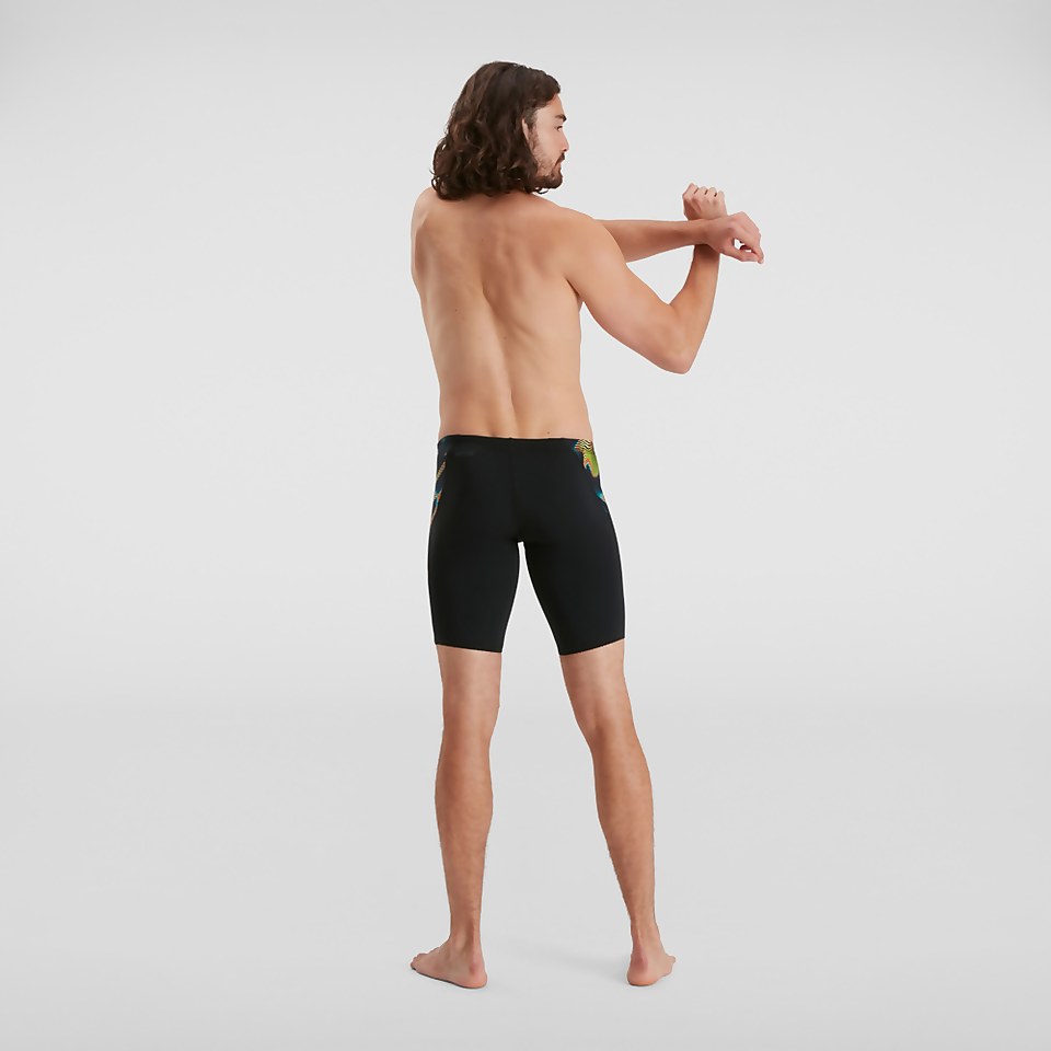 Men's Digital V-Cut Jammer Black/Green