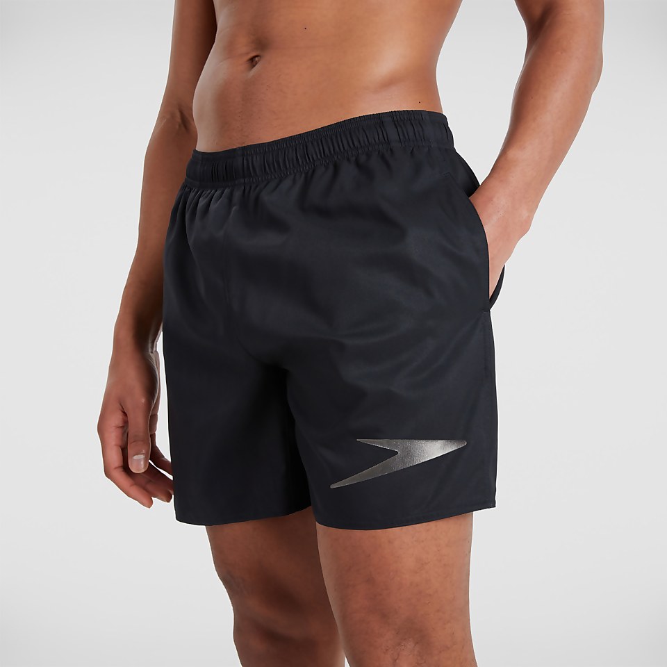 Short de bain Homme Sport Logo 40 cm noir/gris
