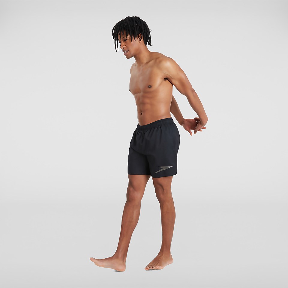 Short de bain Homme Sport Logo 40 cm noir/gris