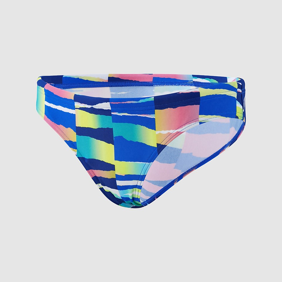 Damen Hipster Unterteil Weiß/Blau