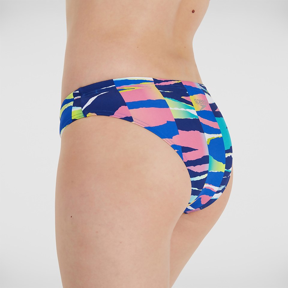 Damen Hipster Unterteil Weiß/Blau