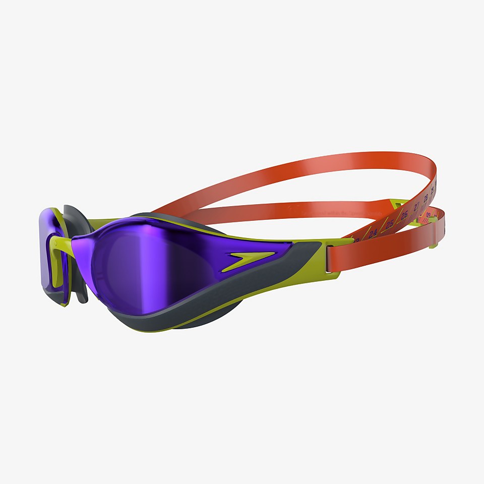 Adult Fastskin Pure Focus Mirror Goggles Orange/Purple