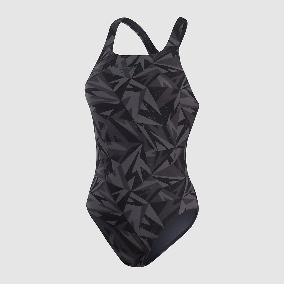 Women's Hyperboom Medalist Swimsuit Black/Grey