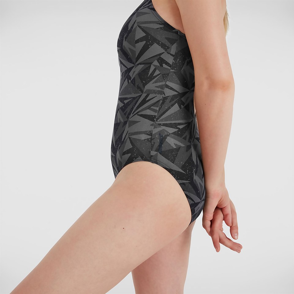 Women's Hyperboom Medalist Swimsuit Black/Grey