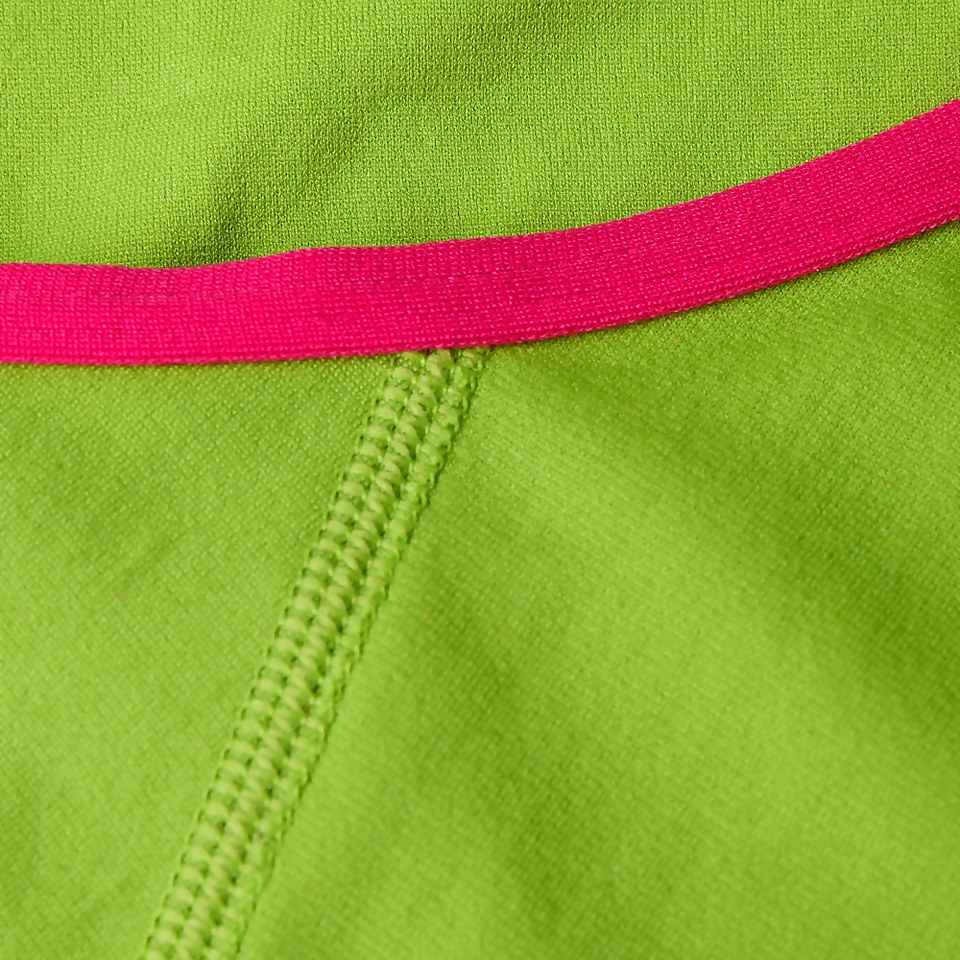 Maillot de bain Fille Allover dos à lanières vert/rose