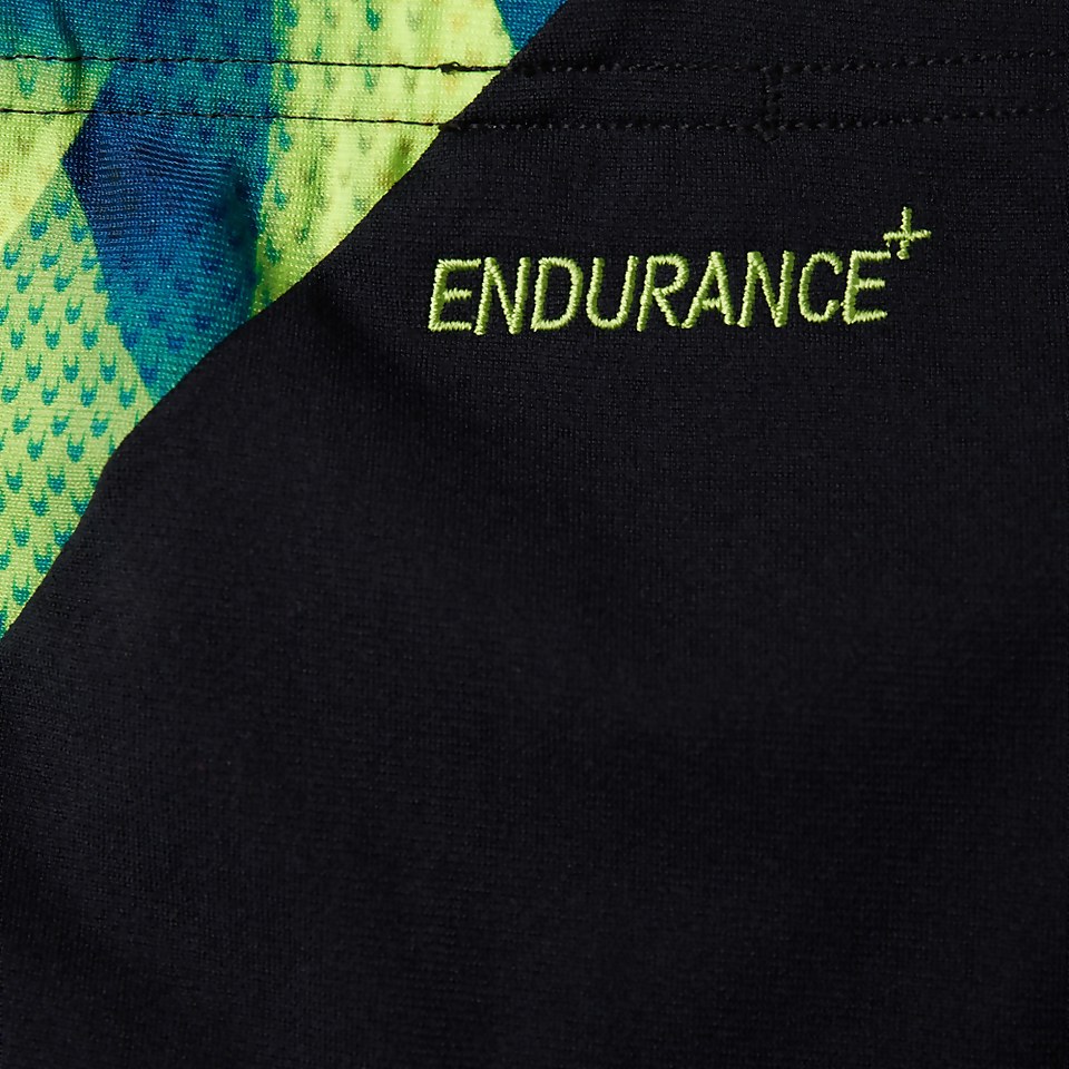 Herren Eco Endurance+ Splice Schwimmhose Schwarz/Grün