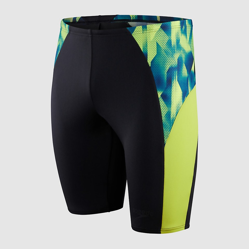 Herren Eco Endurance+ Splice Schwimmhose Schwarz/Grün