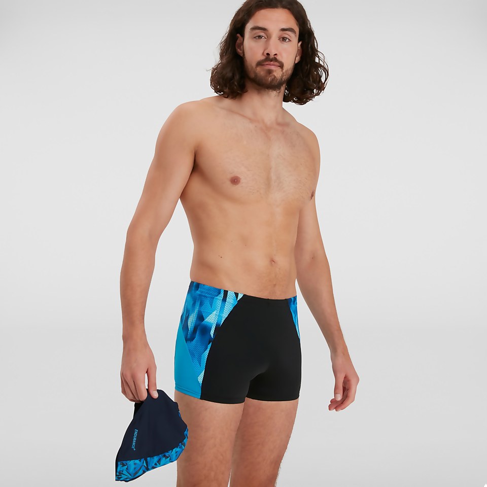 Men's Endurance+ Splice Aquashort Black/Blue