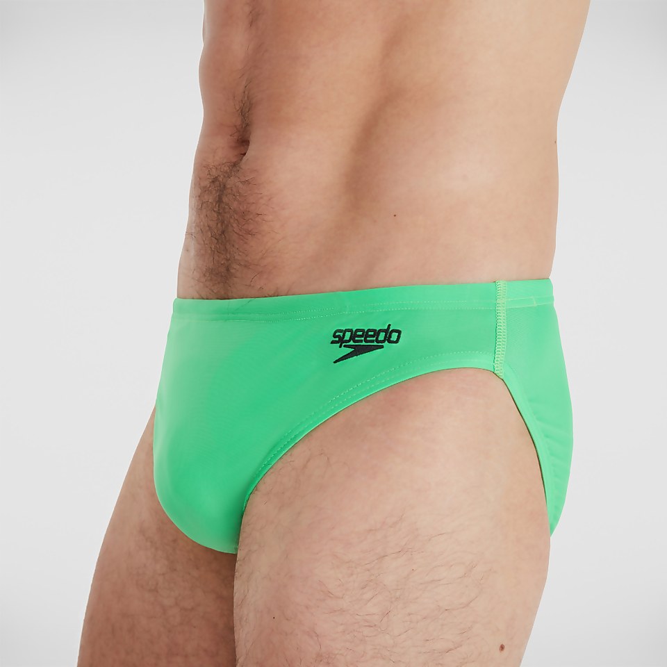 Herren Eco 5 cm Badehose Grün/Schwarz