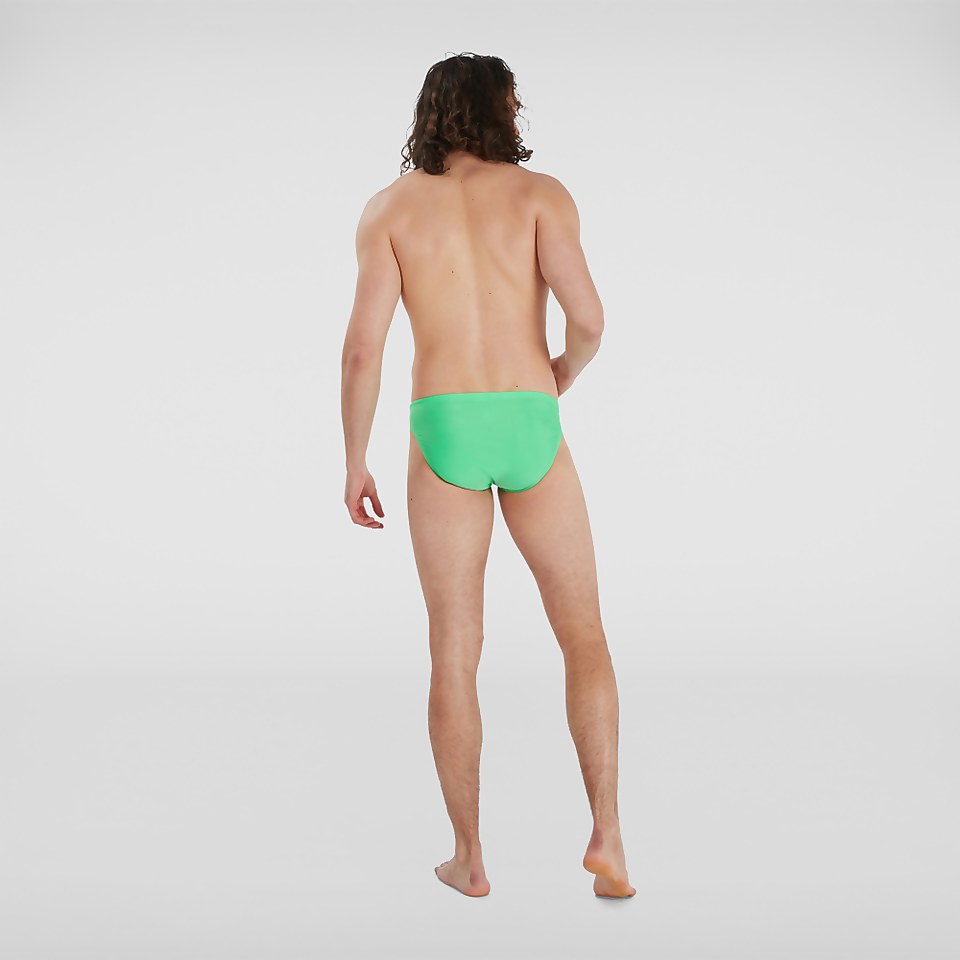 Herren Eco 5 cm Badehose Grün/Schwarz