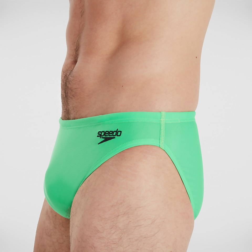 Herren Eco 5 cm Badehose Grün/Schwarz