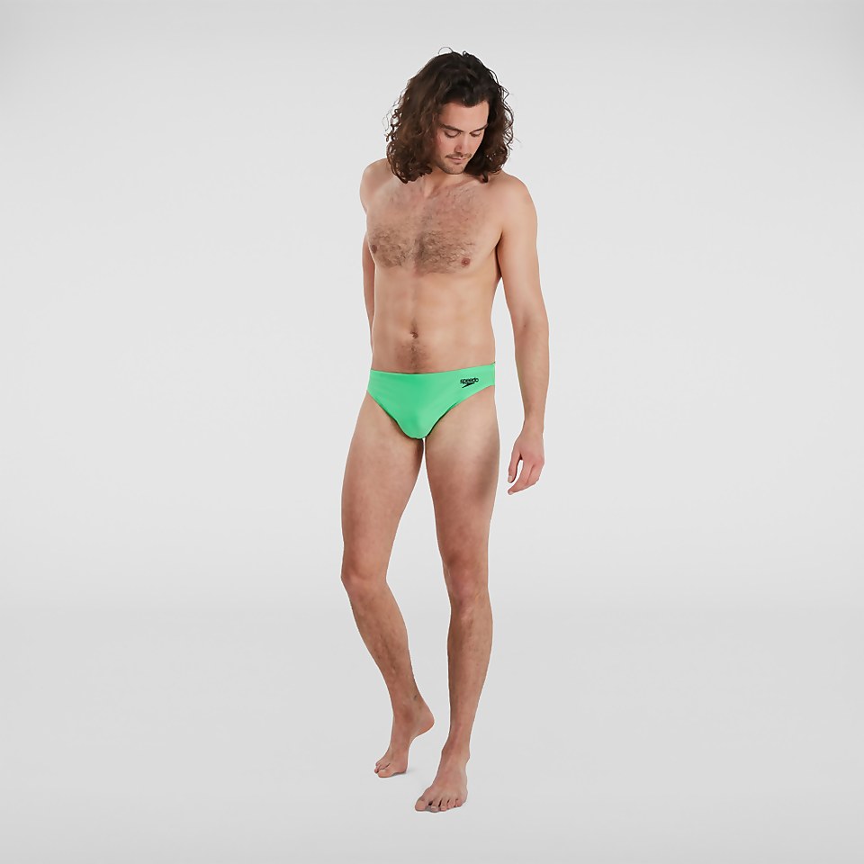 Herren Eco 5 cm Badehose Grün/Schwarz