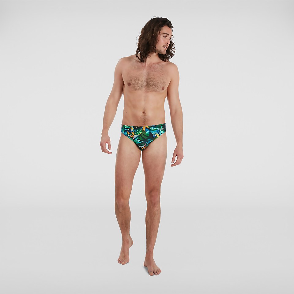 Men's Escape 5cm Brief Black/Green