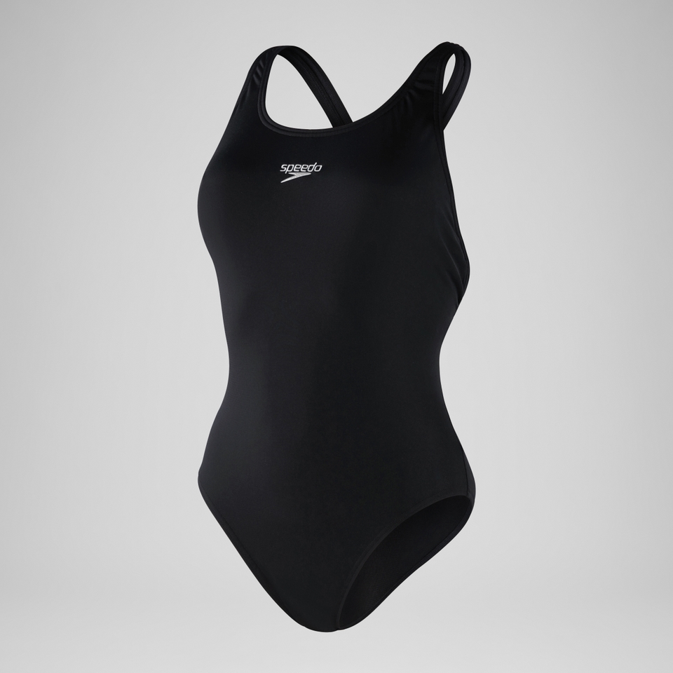Damen Eco Endurance+ Power Crossback Badeanzug Schwarz