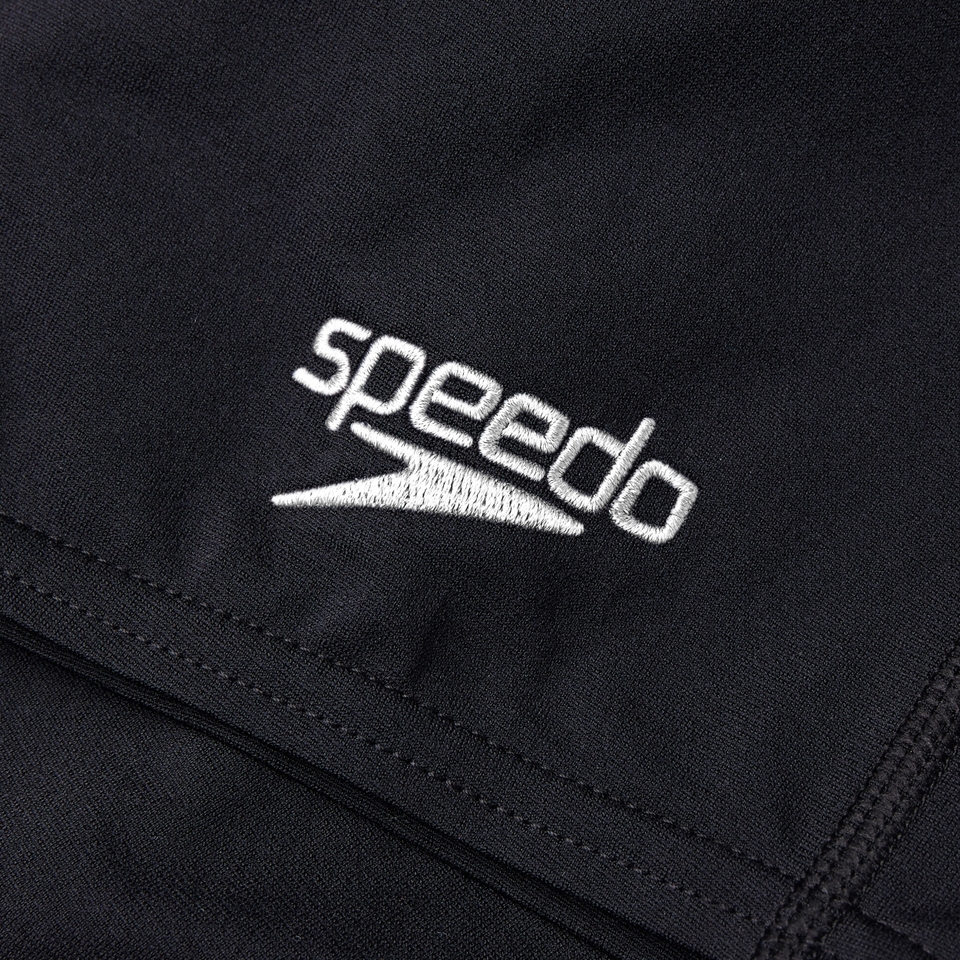 Endurance+ Mittellange Schwimmhose Schwarz für Herren