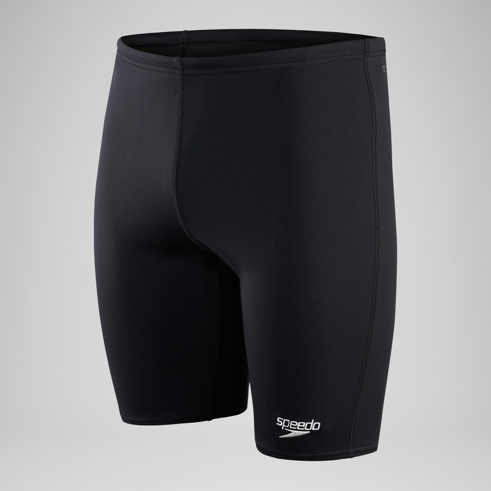 Endurance+ Mittellange Schwimmhose Schwarz für Herren