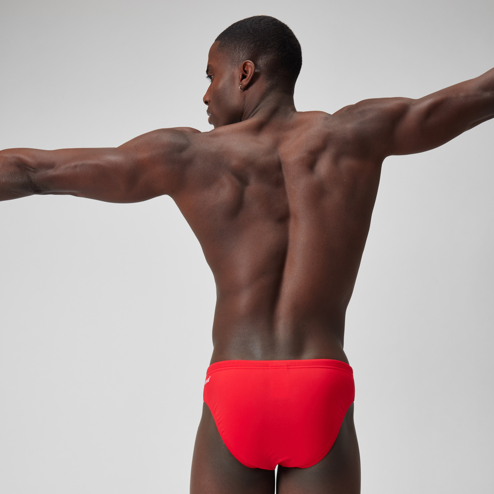 Endurance+ Badehose 7 cm Rot für Herren