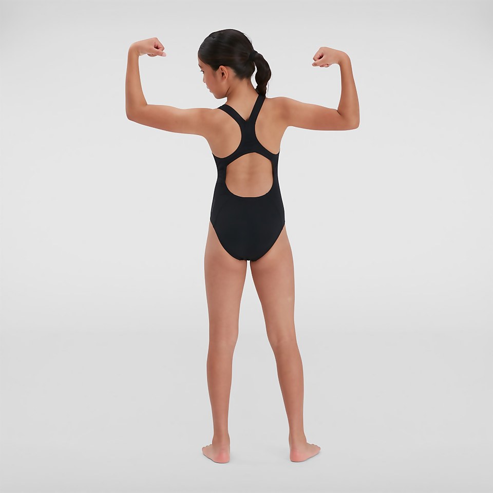 Girls' Endurance+ Medalist Swimsuit Black