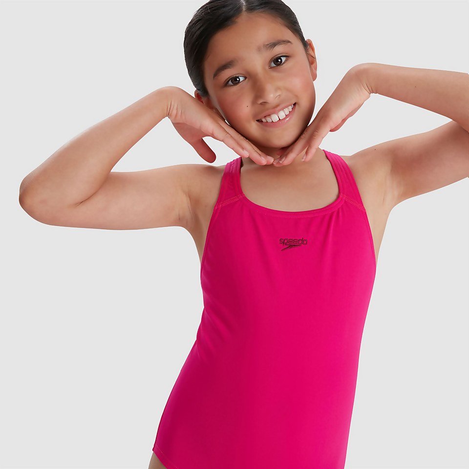 Maillot de bain Fille Eco Endurance+ Medalist rose