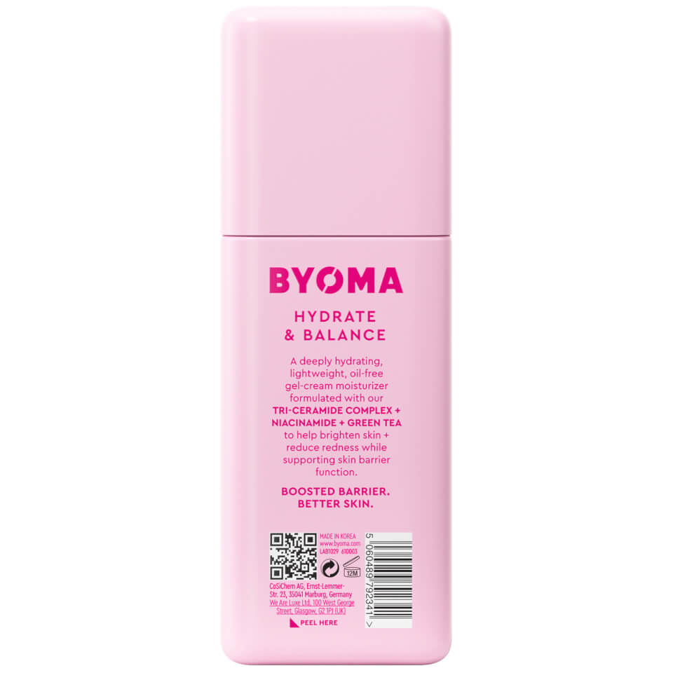 BYOMA Moisturising Gel Cream 50ml