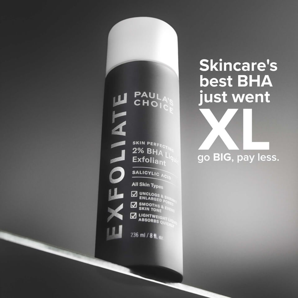 Paula's Choice Skin Perfecting 2% BHA Liquid Exfoliant - XL 236ml (Worth £68.00)