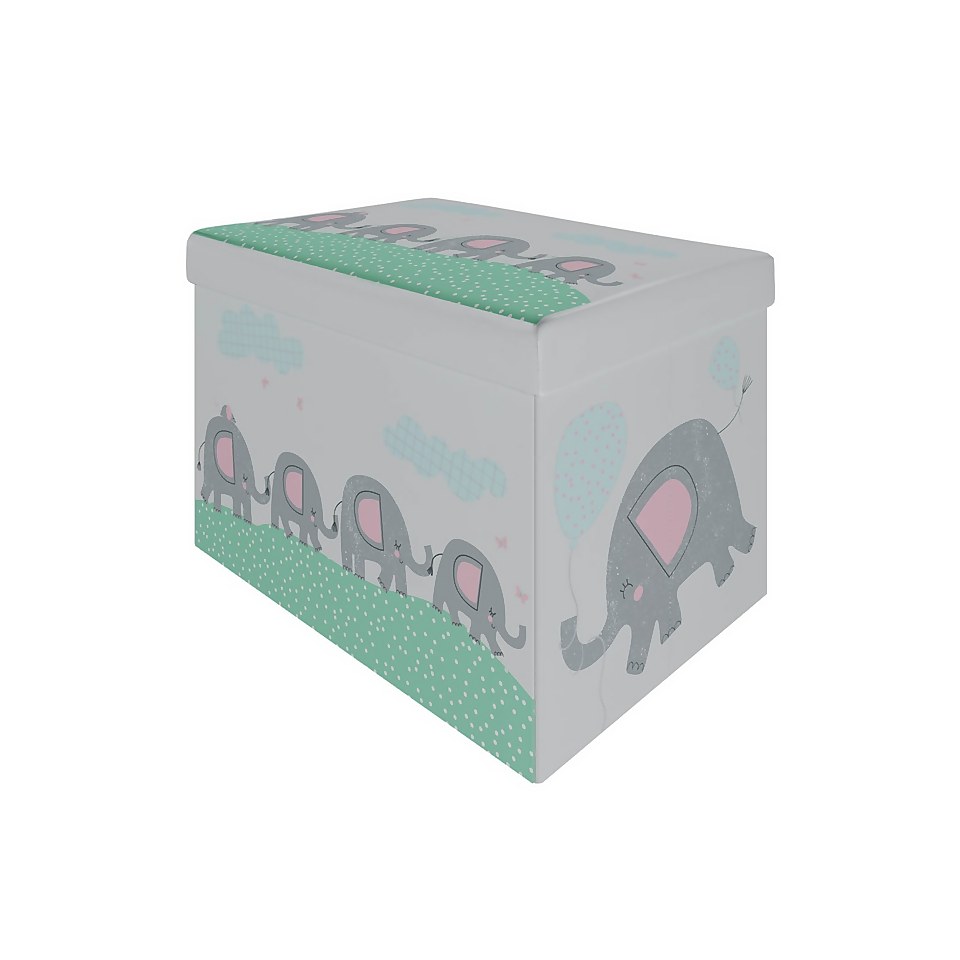 Flexi Storage Kids Storage Ottoman – Elephant - 480x320x320mm