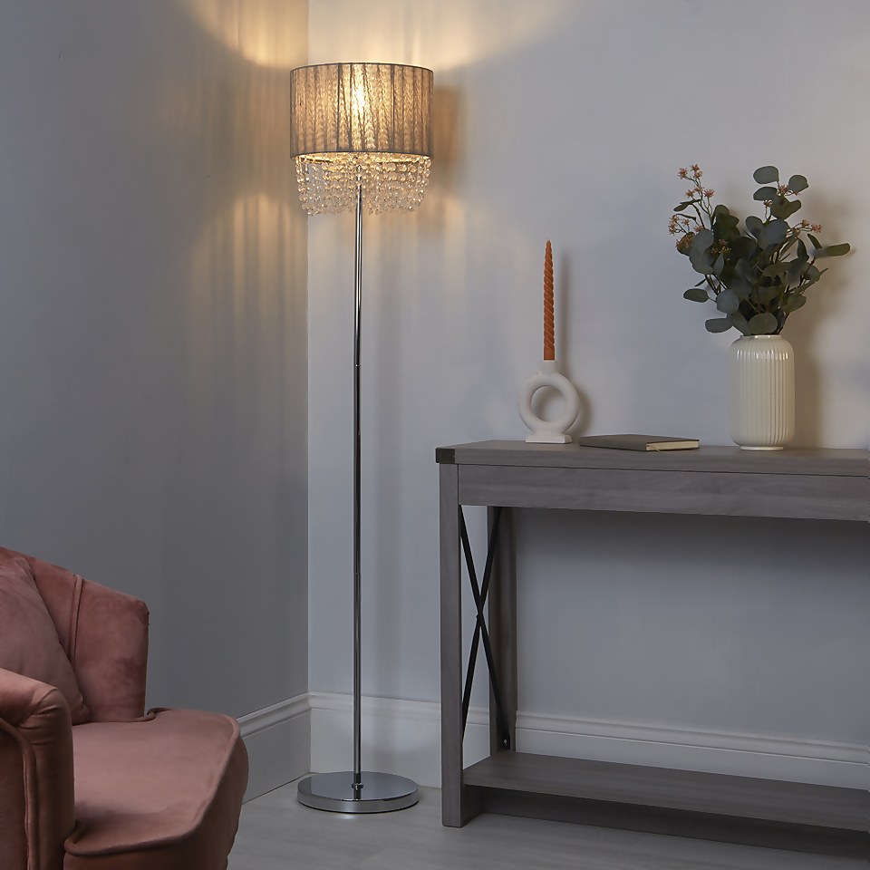 Bellano Floor Lamp - Grey