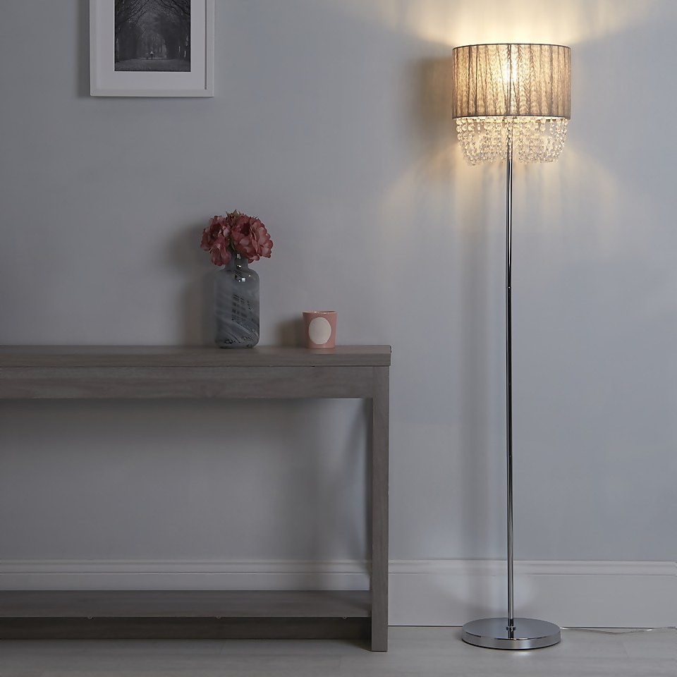 Bellano Floor Lamp - Grey