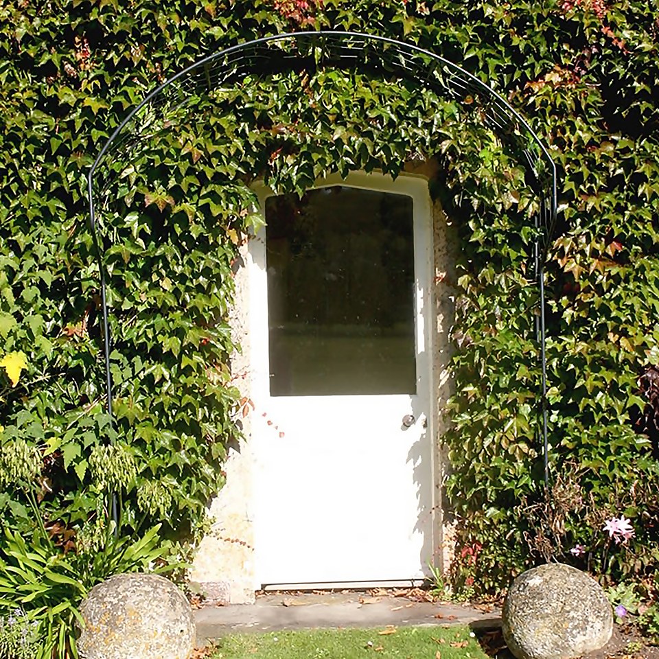 Agriframes Edwardian Garden Portico 1.8m - Black