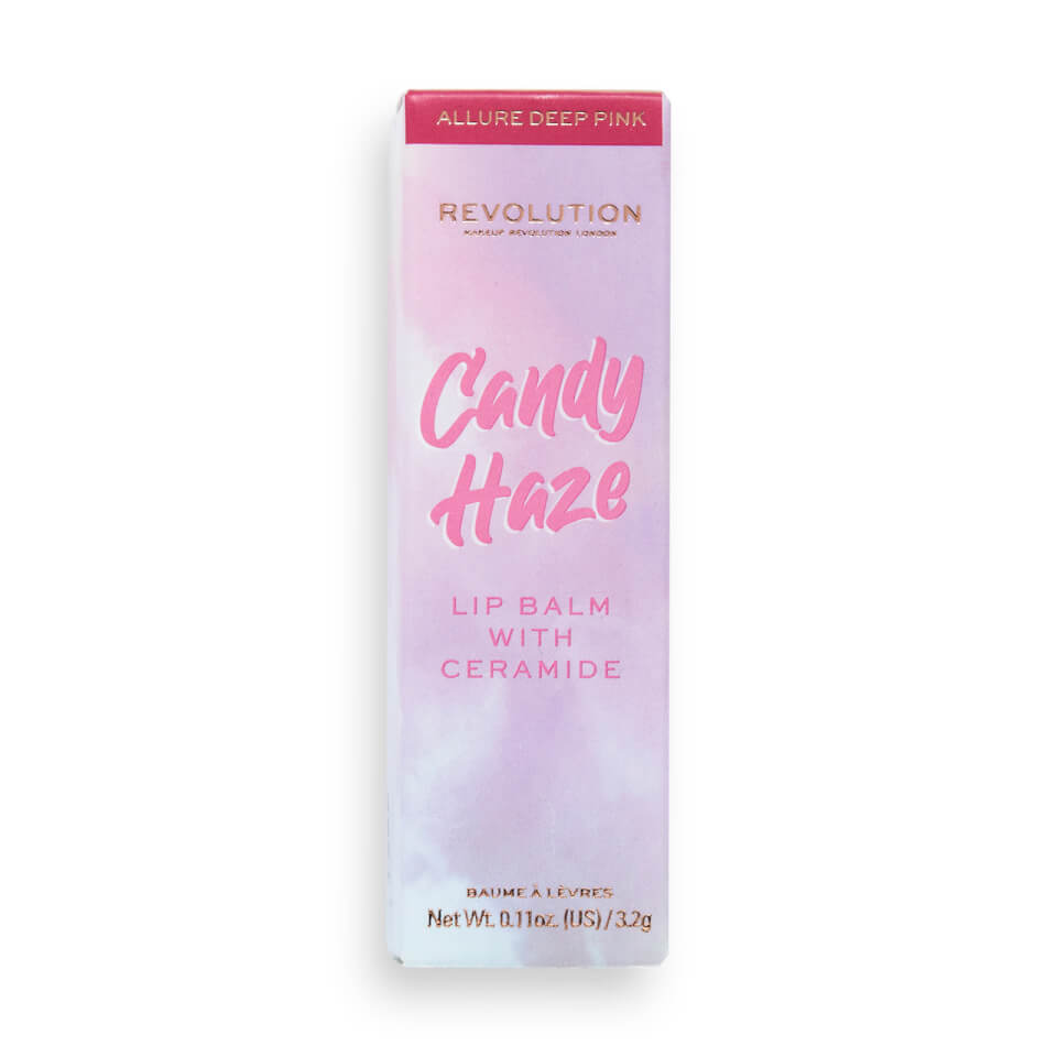 Makeup Revolution Candy Haze Ceramide Lip Balm - Allure Deep Pink
