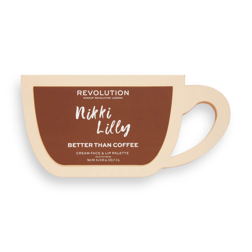 Makeup Revolution X Nikki Lilly Coffee Cup Cream Face and Lip Palette