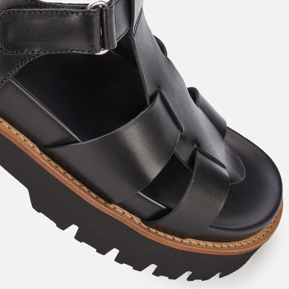 Whistles Women's Khari Caged Sandals Black Worldwide Delivery Allsole