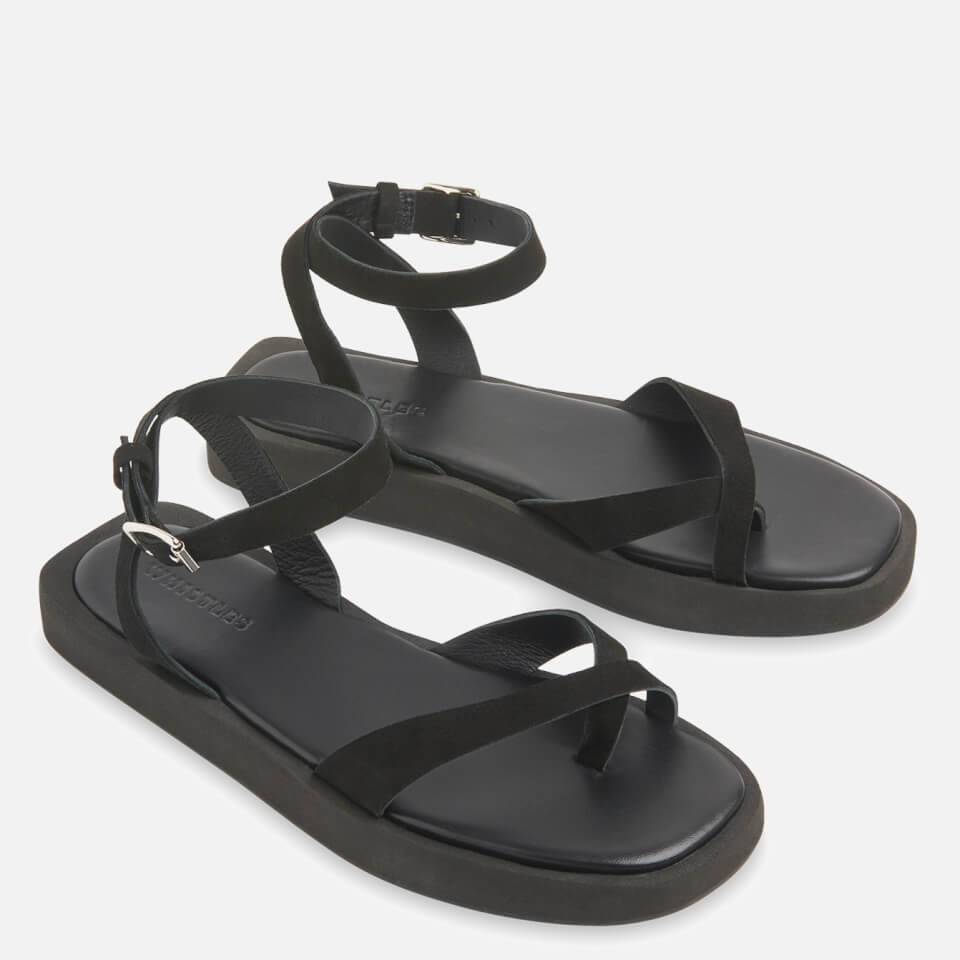 Whistles Women's Renzo Chunky Toe Loop Sandals - Black