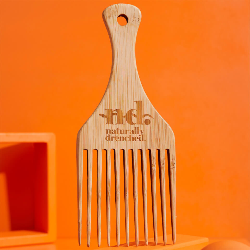 Naturally Drenched Bamboo Pick Comb