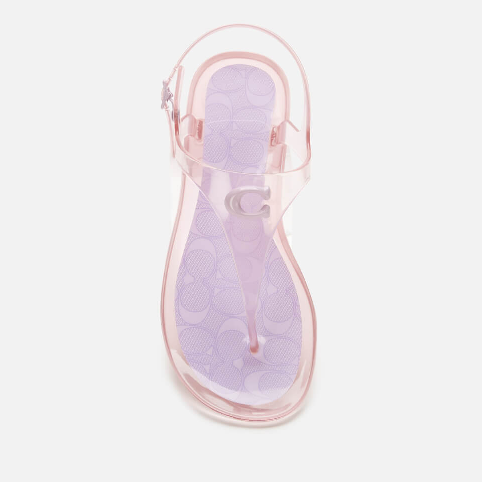 Coach Women's Natalee Jelly Toe Post Sandals - Violet