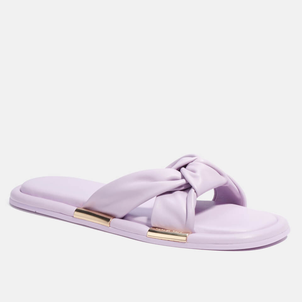 Coach Women's Brooklyn Leather Sandals - Violet