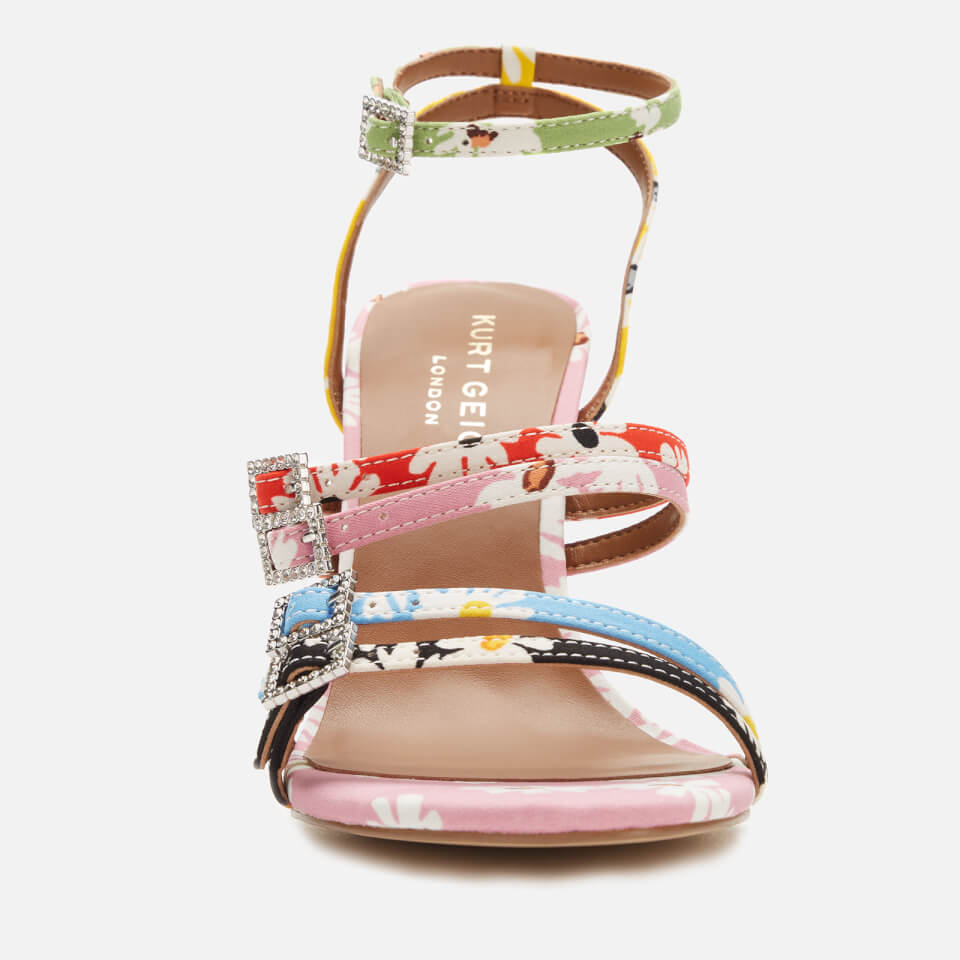 Kurt Geiger London Women's Pierra Heeled Sandals - Multi/Other Fabric