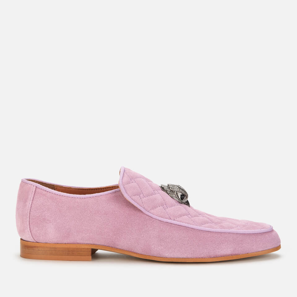 Kurt Geiger London Men s Hugh Eagle Head Suede Loafers Pink