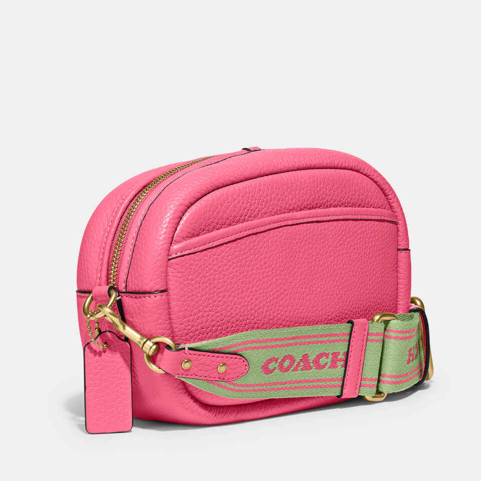 Coach purse with pink strap sale