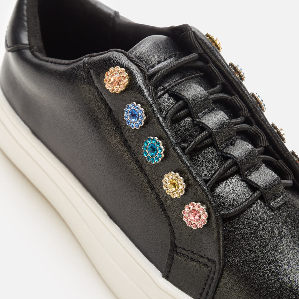 Kurt Geiger London Older Kids MINI LIVIAH Trainers Black Allsole