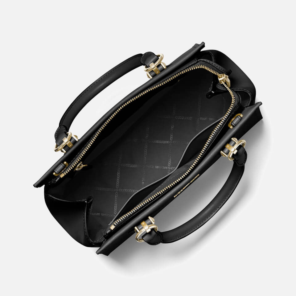 Marilyn Medium Metallic Leather Satchel Bag