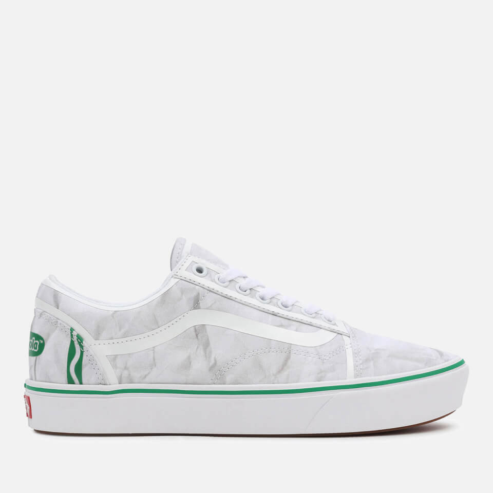Vans X Crayola Women's Comfycush Old Skool Trainers - DIY/Imagination Construction - UK 3