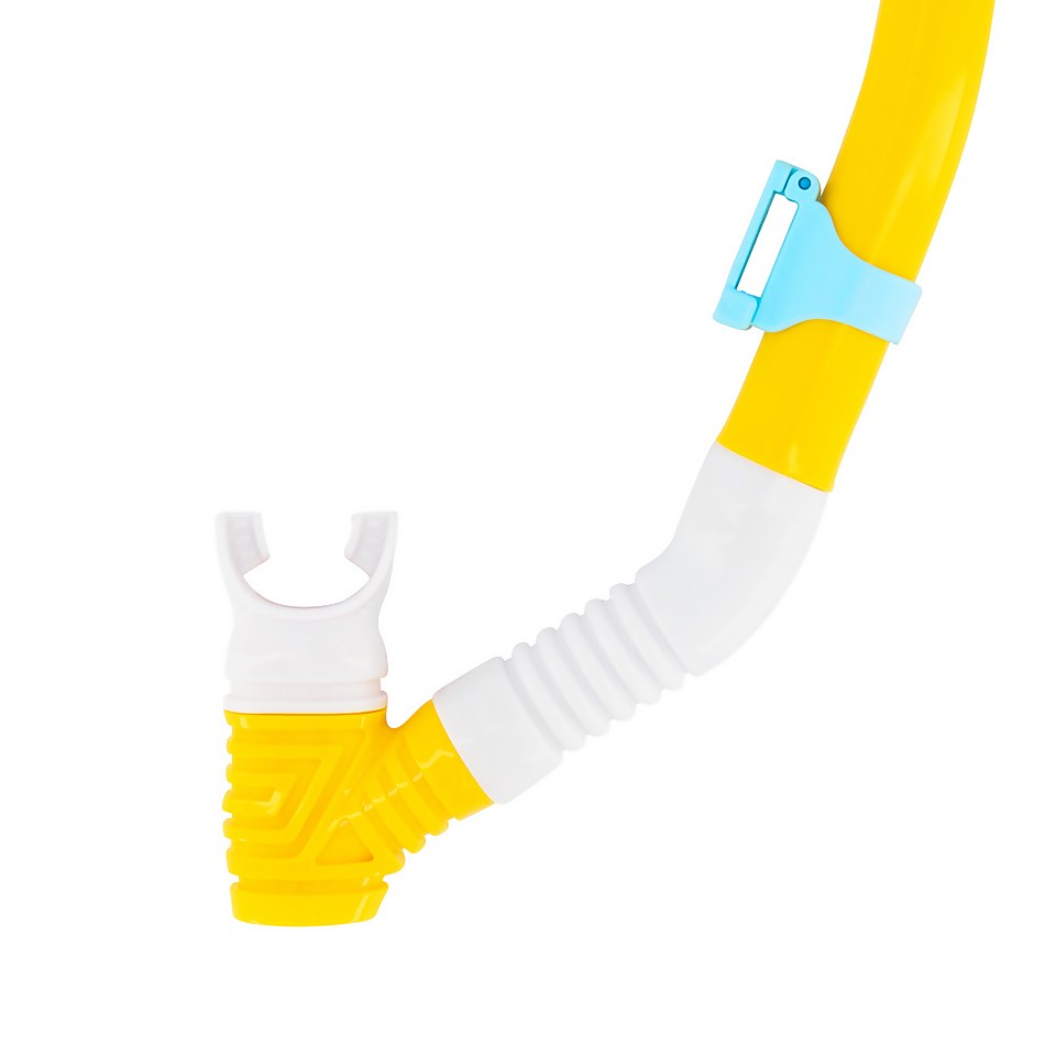 Junior Adventure Mask & Snorkel Set Blue/Yellow