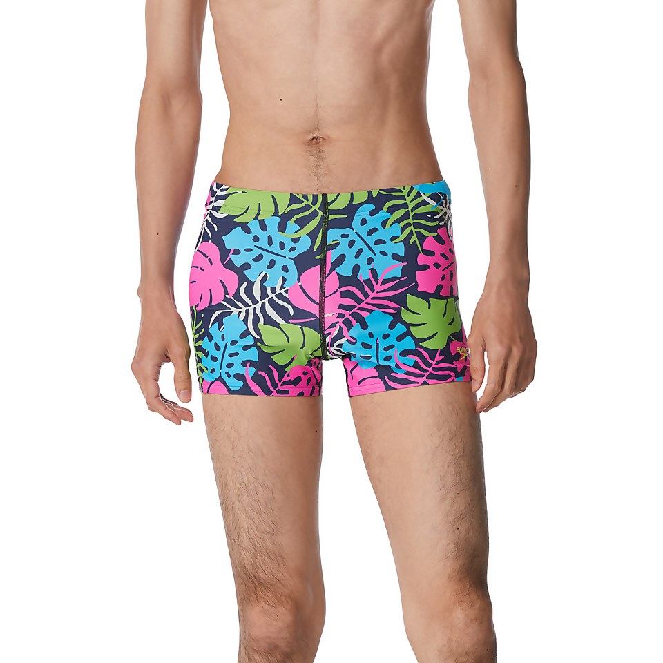 Men's Printed Square Leg Green