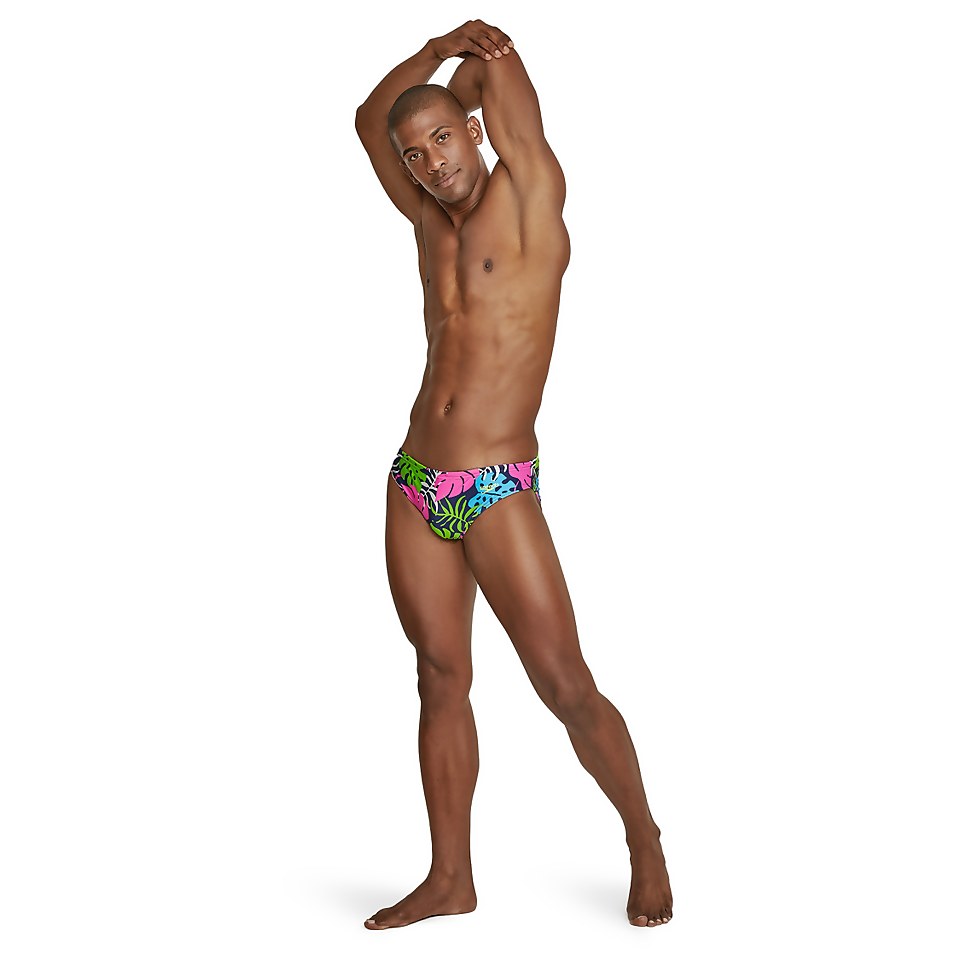 Men's Printed Solar Brief 2" Blue