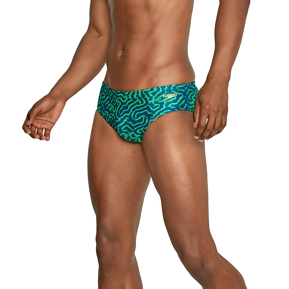 Men's Race Maze Brief Blue