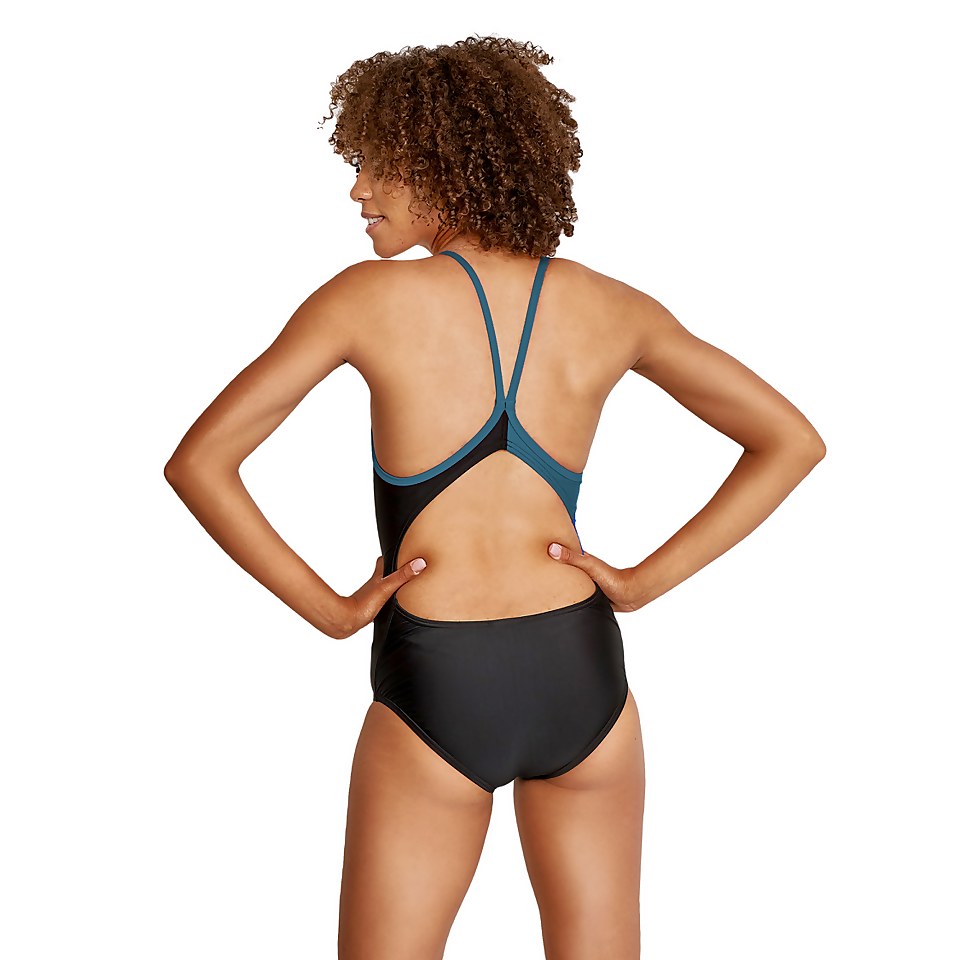 Women's Colorblock Flyer One Piece Blue