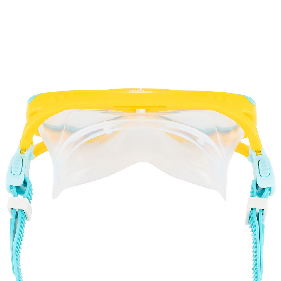 Masque de plongée Adventure pour juniors, bleu/jaune