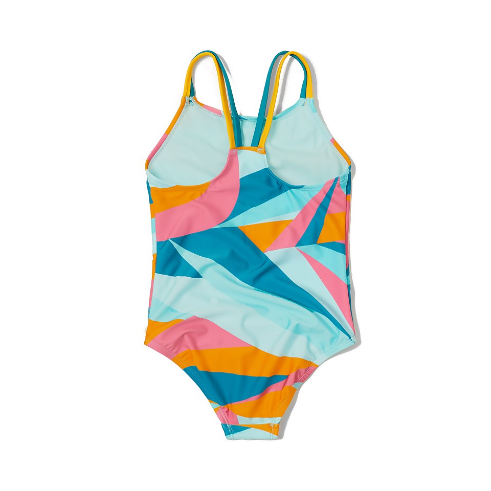 Print Strappy Back One Piece